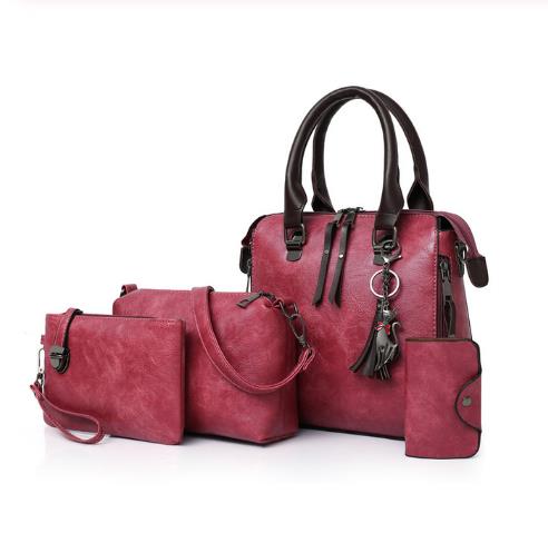 Kit Bolsa Fashion Feminina - 4 Pcs