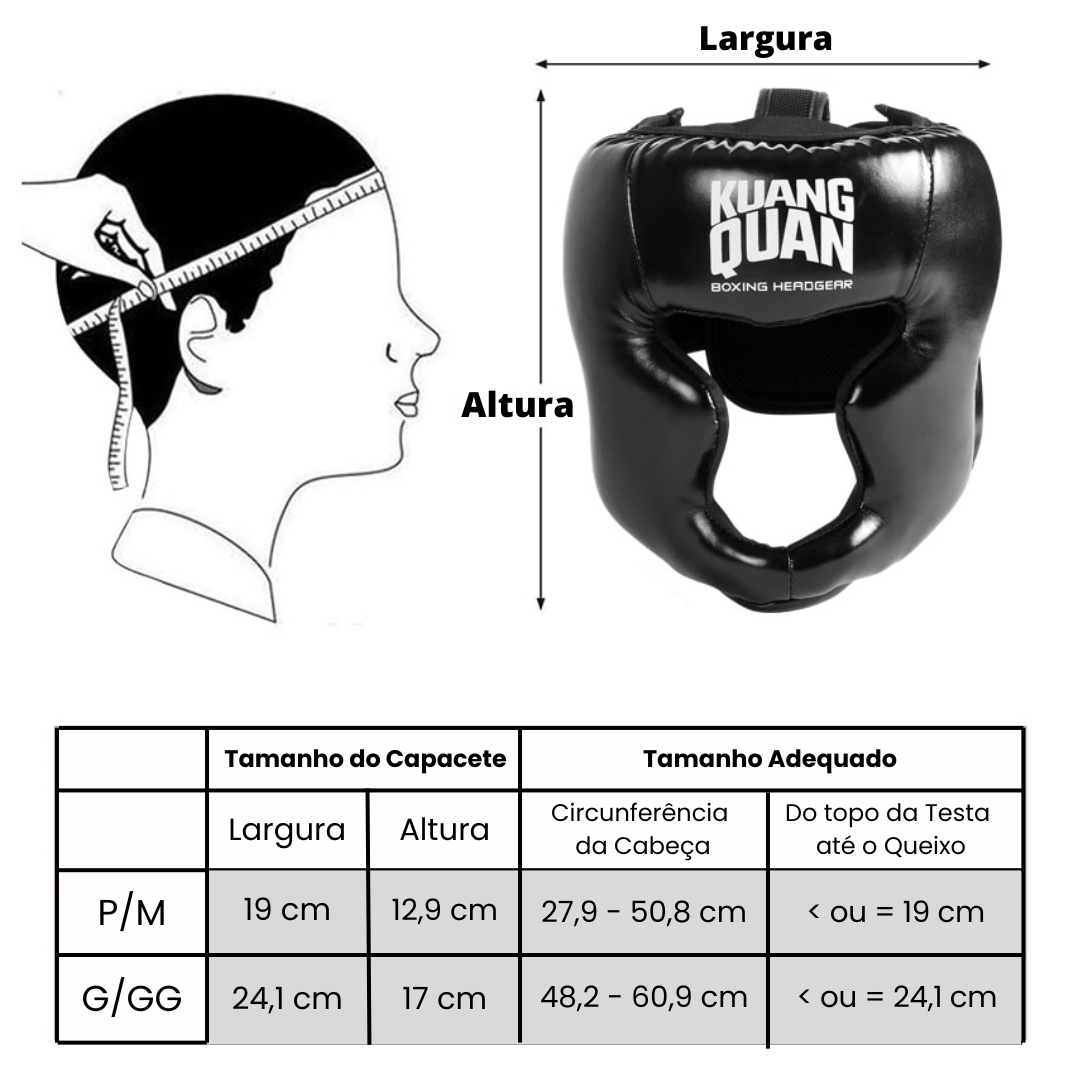 Capacete de Boxe